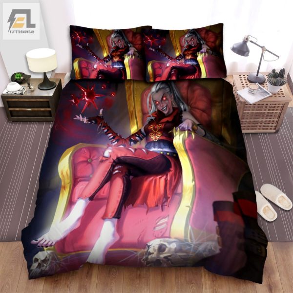 Vampire Queen Throne Duvet Set Comfort With A Bite elitetrendwear 1