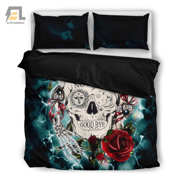 Cozy Up With Our Bonechilling Skull Duvet Sets elitetrendwear 1