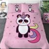 Sleep With A Pink Pandacorn Cozy Unicorn Duvet Sets elitetrendwear 1