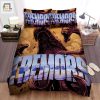 Cozy Up With Tremors Quirky Monster Movie Duvet Cover Set elitetrendwear 1