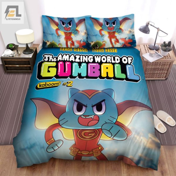 Gumball Superhero Duvet Hilarious Cozy Bedding Set elitetrendwear 1