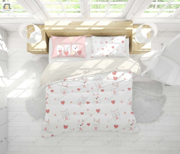 Snuggle Up Funny 3D Kitty Puppy Rabbit Bedding Sets elitetrendwear 1