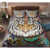 Roar In Bed Wildly Comfy Tiger Pattern Duvet Sets elitetrendwear 1