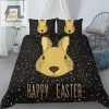 Hoppy Dreams Funny Easter Bunny Duvet Cover Sets elitetrendwear 1