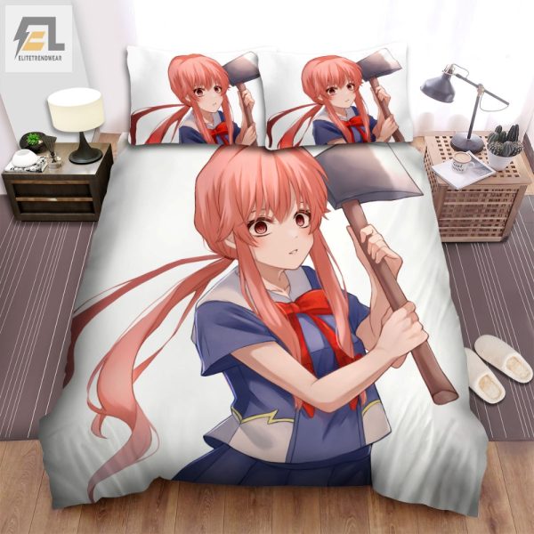 Snuggle Up With Yunos Axe Comfy Future Diary Bedding elitetrendwear 1