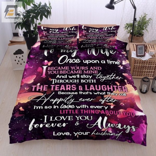 Funny Unique Personalized Butterfly Duvet Love Gift For Wife elitetrendwear 1