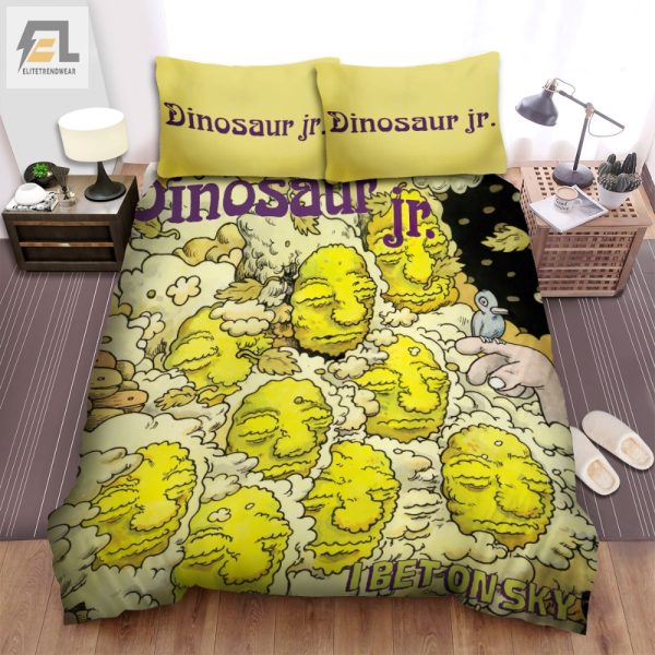 Dinosaur Jr. Duvet Bet On Comfy Cool Bedding Sets elitetrendwear 1