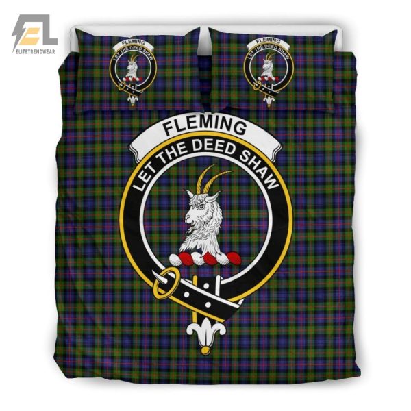 Snuggle Scottish Fleming Tartan Duvet Comfort With A Clan elitetrendwear 1