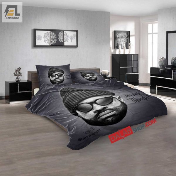 Snuggle With Black Thought Hip Hop Dream Duvet Set elitetrendwear 1