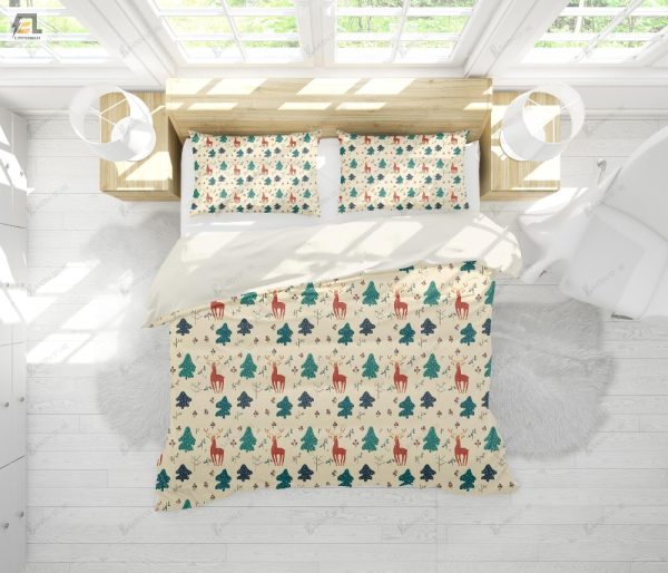 Sleep With The Elks Cozy Pine Forest Duvet Sets elitetrendwear 1