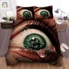 Sleep With A Scream Funny Texas Chain Saw Eye Duvet Set elitetrendwear 1