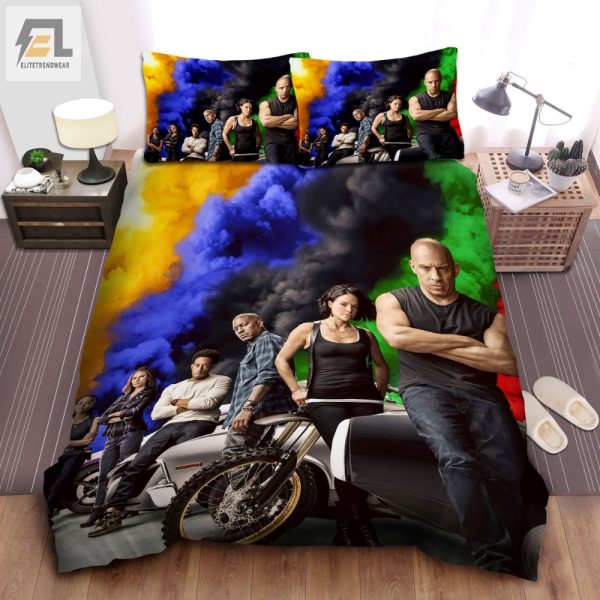 Fast Furious 9 In Smokes Hilarious Duvet Cover Set elitetrendwear 1