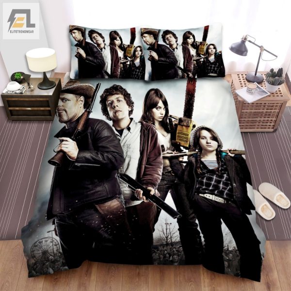 Funny Cozy Zombieland Duvet Cover Set Bedroom Musthave elitetrendwear 1