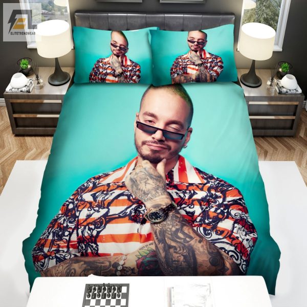 Chintickling Comfort J Balvin Fun Duvet Cover Set elitetrendwear 1