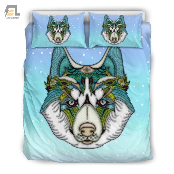 Snuggle With A Husky Hilarious 3D Duvet Cover Set elitetrendwear 1