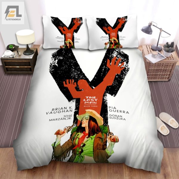 Snuggle With Y The Last Man Redhead Comfy Duvet Sets elitetrendwear 1