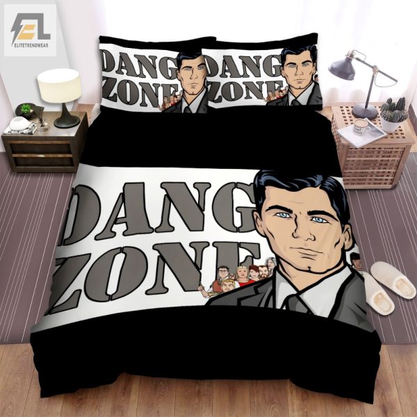 Archer Danger Zone Duvet Set Hilarious Comfy Bedroom Upgrade elitetrendwear 1