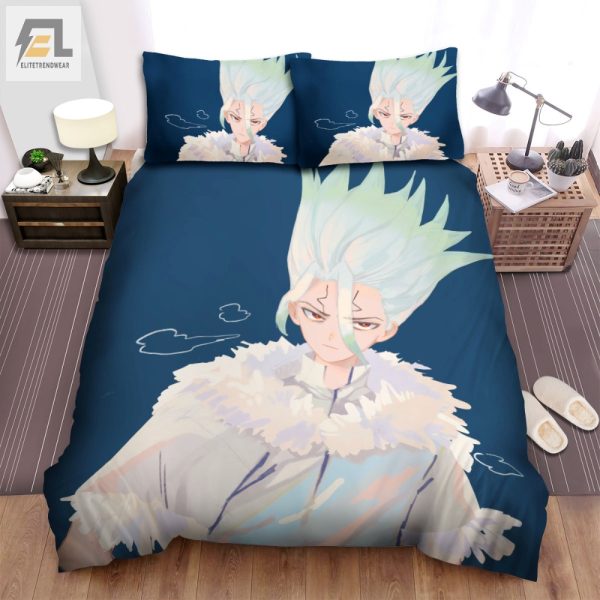 Geek Out In Comfort Dr. Stone Senku Funny Duvet Sets elitetrendwear 1