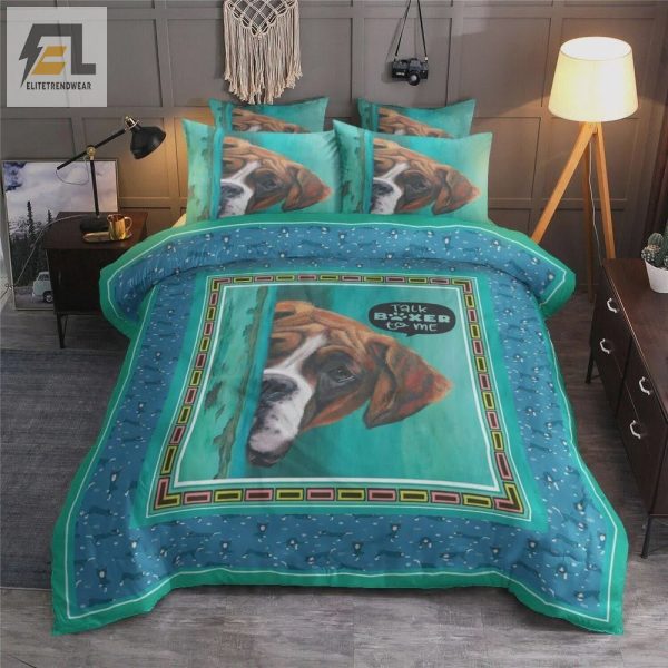 Adorable Boxer Boxercotton Duvet Wooftastic Comfort Sets elitetrendwear 1