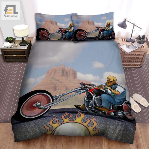 Ride To Sleep Chariot Biker Duvet Comfy Hilarious elitetrendwear 1