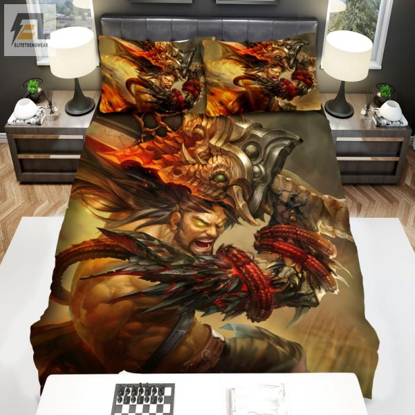 Sleep Like A Legend Demonblade Tryndamere Duvet Set elitetrendwear 1