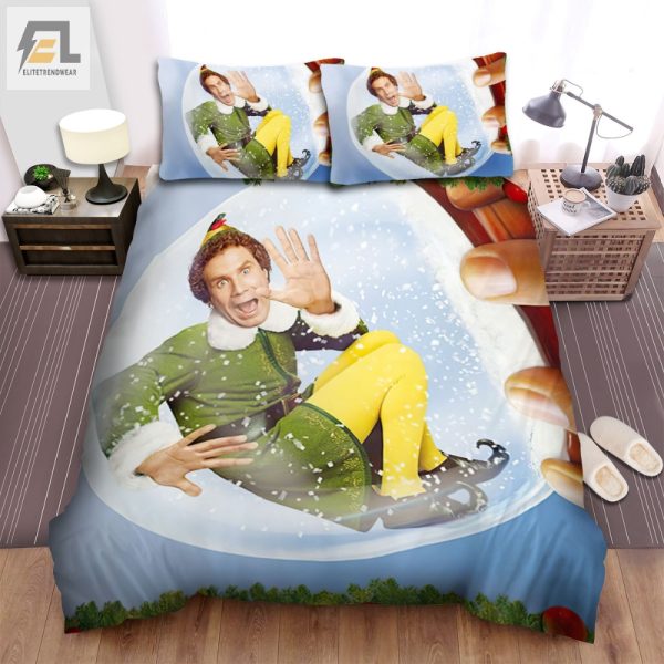 Elf Movie Christmas Poster Duvet Cozy Comically Festive elitetrendwear 1