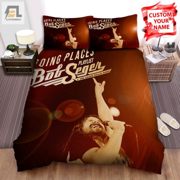 Snug With Seger Comfy Quirky Bob Seger Bedding Set elitetrendwear 1