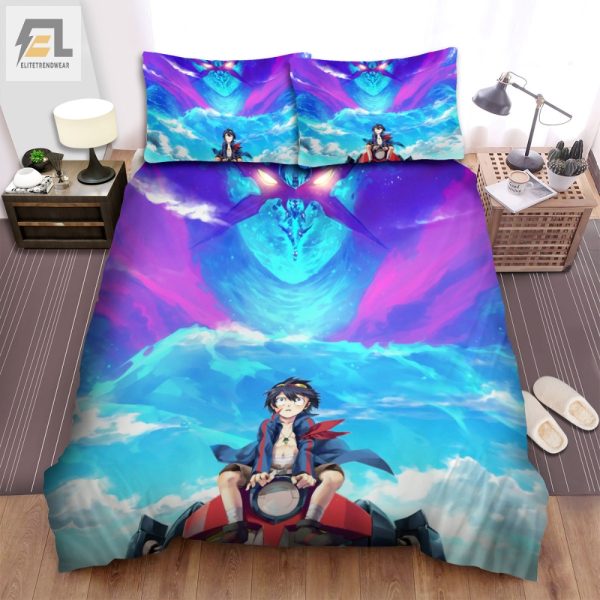 Drillpowered Dreams Cozy Gurren Lagann Bedding Bonanza elitetrendwear 1