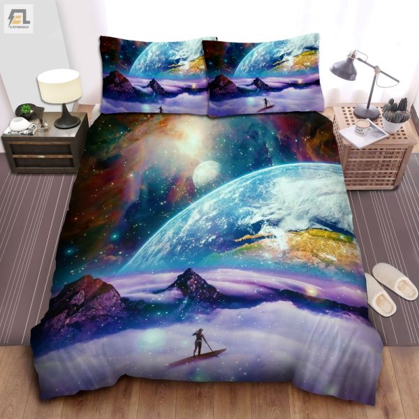 Cosmic Cozy Tiny Human Sailing Bedding Sets Sleep In Space elitetrendwear 1