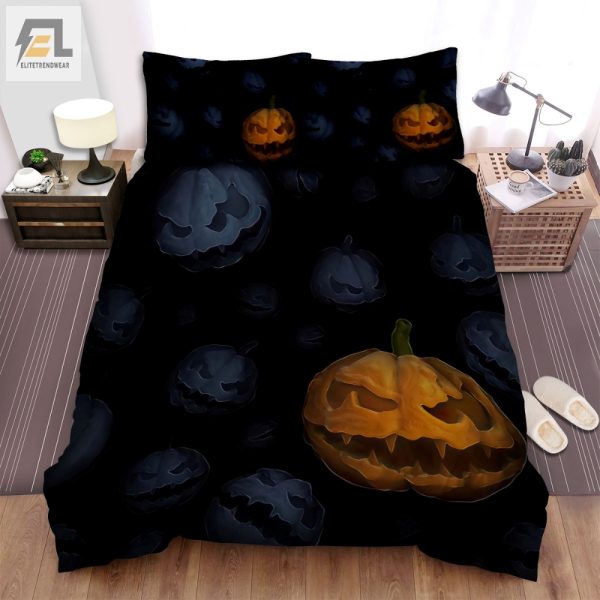 Whimsical Jackolantern Duvet Sets Comfort With A Spooky Twist elitetrendwear 1