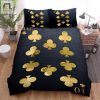 Gold Cards Duvet Set Sleep Like A King Of Clovers elitetrendwear 1