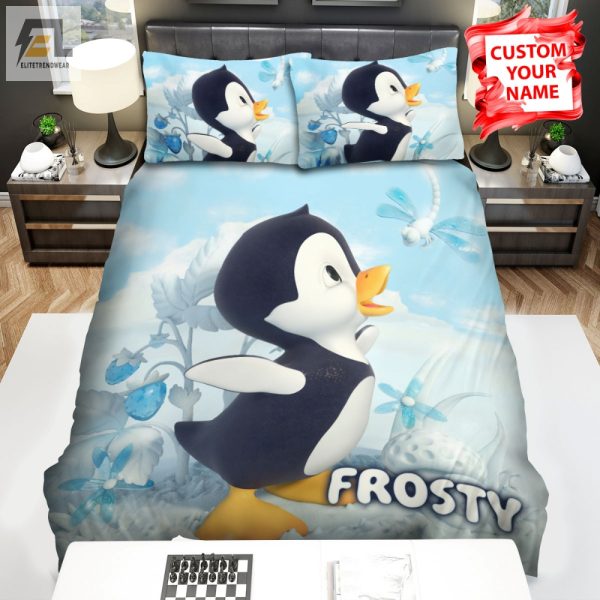 Quirky Penguin Dragonfly Duvet Sleep Wildly Cozy elitetrendwear 1