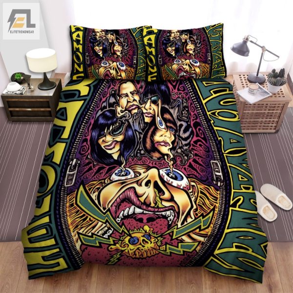 Rock On Cozy Ramones Album Cover Duvet Sleep Like A Punk elitetrendwear 1