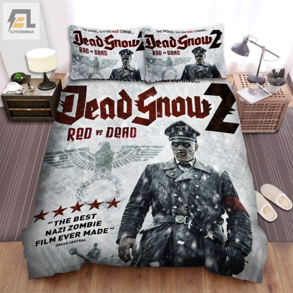 Snuggle With Zombies Dead Snow 2 Fanart Duvet Bedding Set elitetrendwear 1