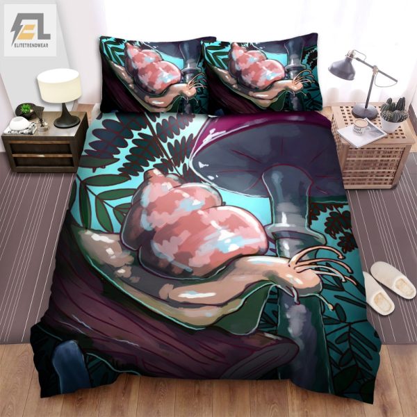 Snail On Log Bedding Cozy Quirky Comfort For Your Bedroom elitetrendwear 1