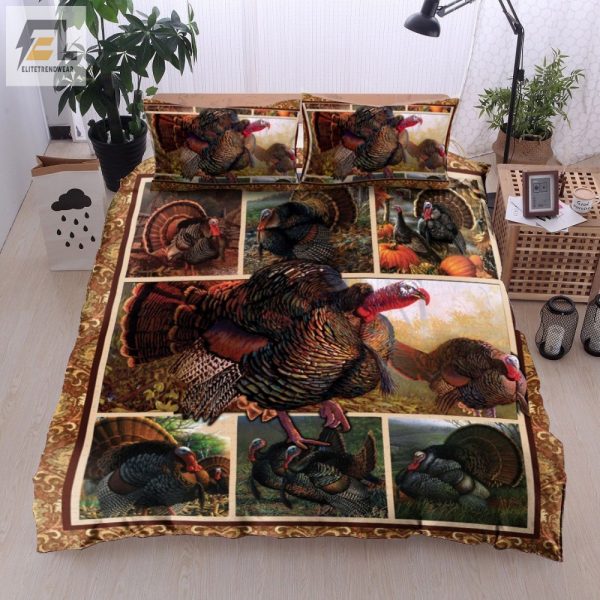 Snuggle In Turkey Cozy And Quirky Duvet Cover Sets elitetrendwear 1