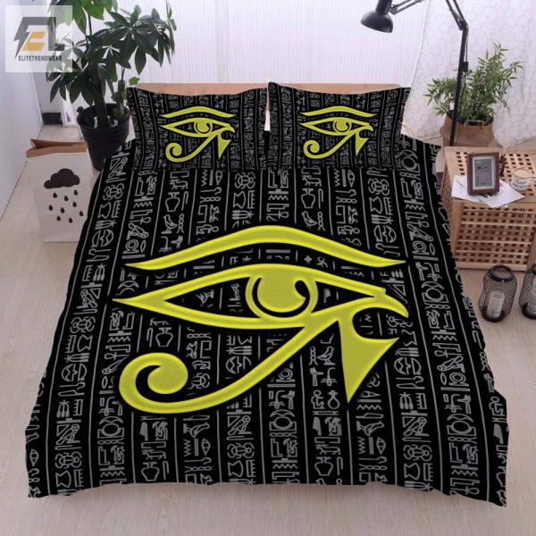 Sleep Like A Pharaoh Hilarious Ra Egypt Duvet Cover Set elitetrendwear 1