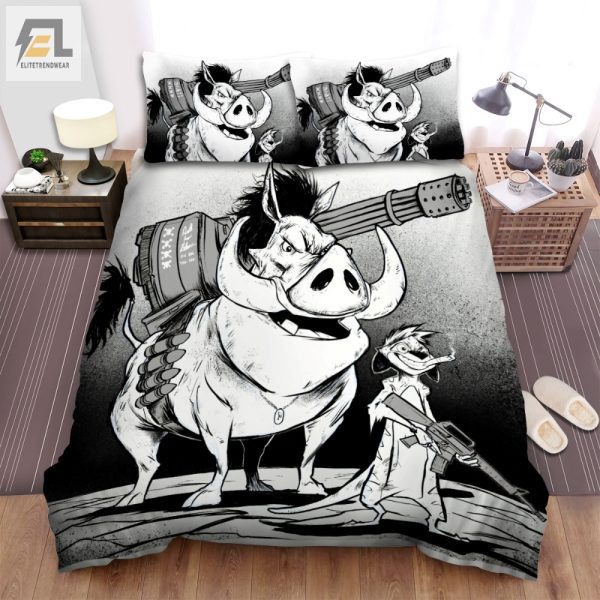 Comfy Timon Pumbaa Duvet Set Sleep Wildly elitetrendwear 1