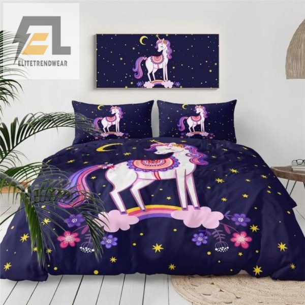 Ridiculously Comfy Purple Unicorn Duvet Sleep In Whimsy elitetrendwear 1