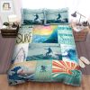 Ride The Waves In Bed Quirky Surf Duvet Cover Set elitetrendwear 1