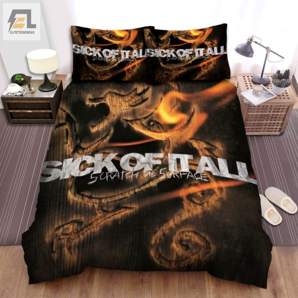 Rock Out In Bed Scratch The Surface Duvet Cover Set elitetrendwear 1