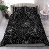 Spooktacular Comfort Black Cobweb Duvet Cover Set elitetrendwear 1