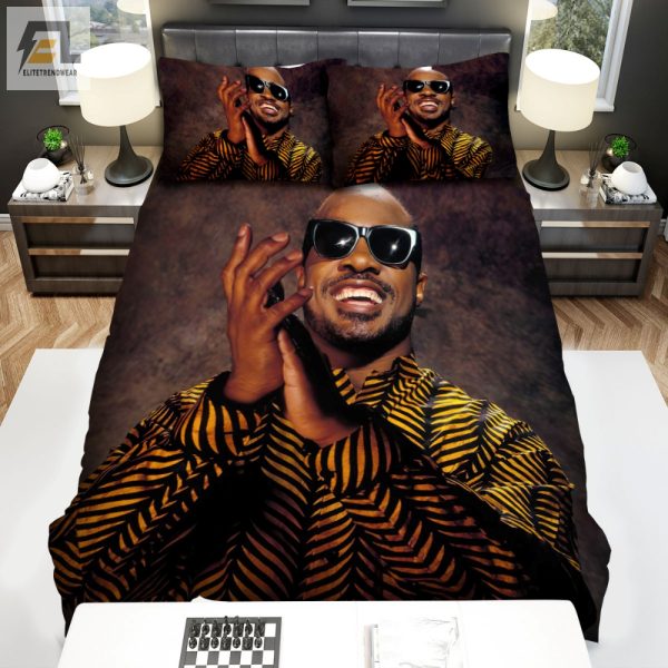 Sleep Wonderfully Funny Stevie Wonder Duvet Sets elitetrendwear 1