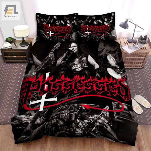 Rock On In Your Sleep Quirky Possessed Band Duvet Bedding elitetrendwear 1