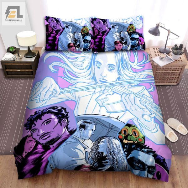 Cozy Chaos The Umbrella Academy Fun Duvet Set elitetrendwear 1