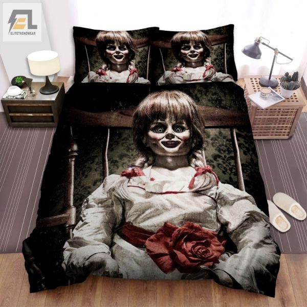 Snuggle Up With Annabelle Hilarious Horror Duvet Cover Set elitetrendwear 1