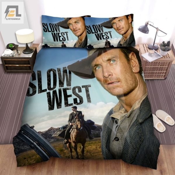 Cozy Up To Slow West Hilarious Movie Poster Duvet Set elitetrendwear 1