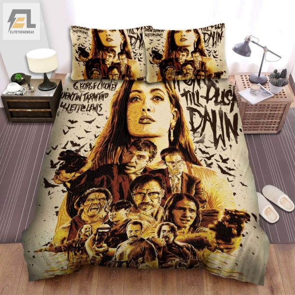 Sleep Like A Vampire Hilarious Dusk Till Dawn Bedding Set elitetrendwear 1