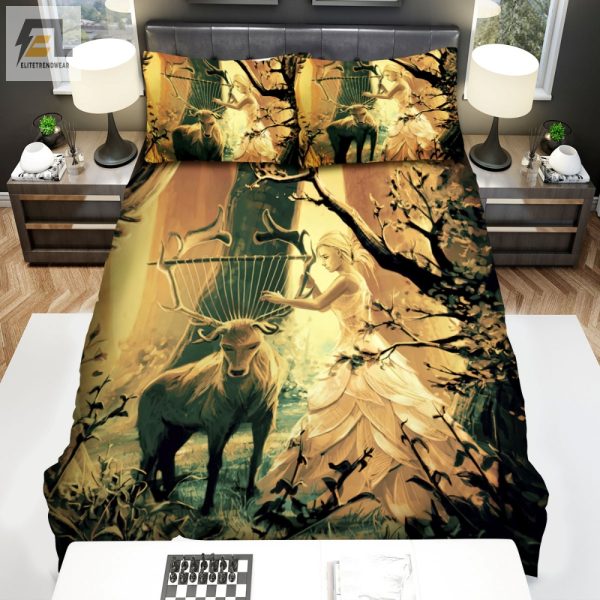 Deer Music Duvet Wildly Comfy Bedding With A Tune elitetrendwear 1