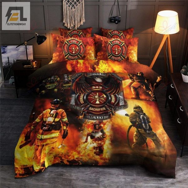 Sleep Like A Hero Comfy Firefighter Duvet Sets elitetrendwear 1